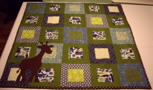 Giraffed Baby Quilt 2